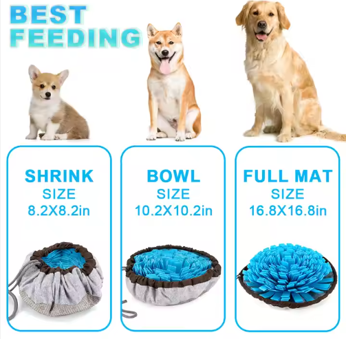 Adjustable Dog Snuffle Mat – Training & Stress Relief