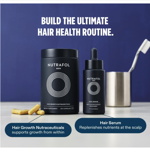 NUTRAFOL Men's Hair Growth Supplement - Pack of 3 for Fuller Hair
