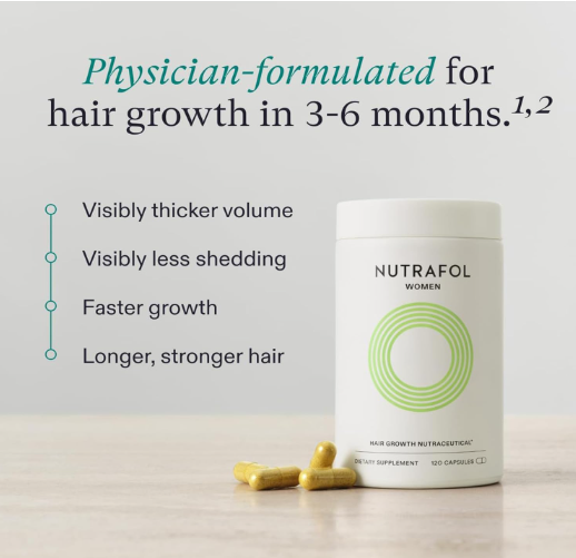 Nutrafol Women Hair Growth Supplement 120 caps 1 month supply Sealed Exp 3/25