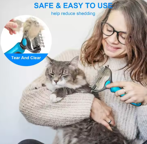 Fur Dematting Trimmer Pet Hair Removal Comb