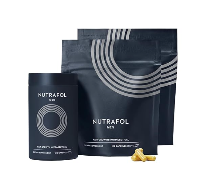 NUTRAFOL Men's Hair Growth Supplement - Pack of 3 for Fuller Hair